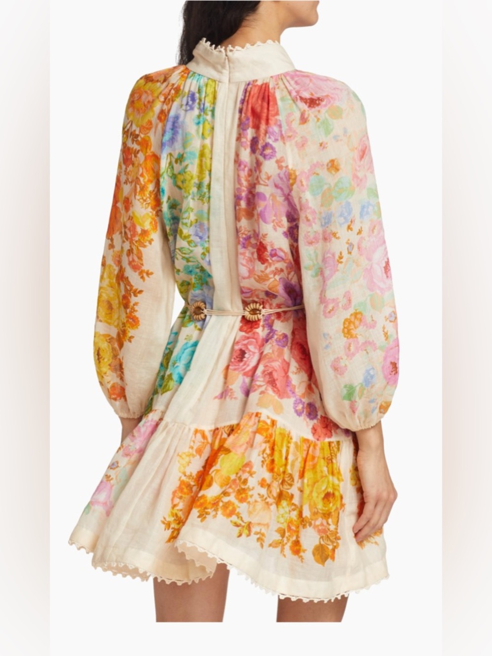 NWT $795 Zimmermann Raie Lantern Minidress
Size AU OP, US 2P - Picture 4 of 17